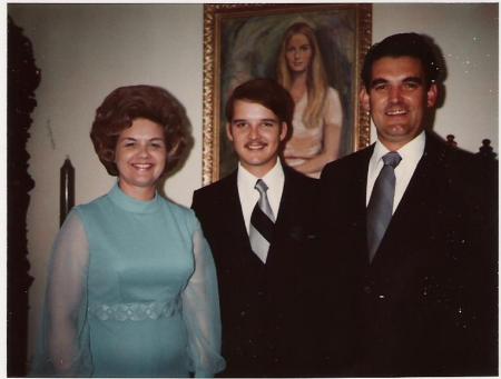 Wedding Day 1973 w/ Mom & Dad