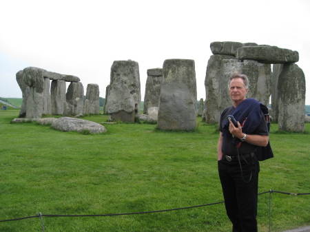 Fred at Stonehenge