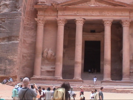 Entering Petra