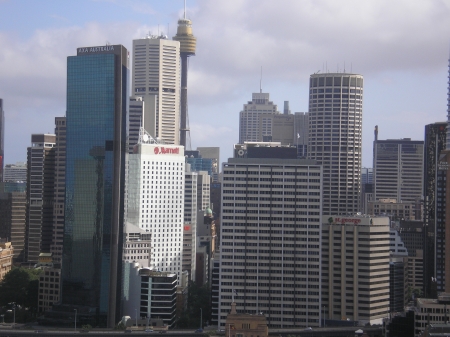 city centre skyline sydney, australia