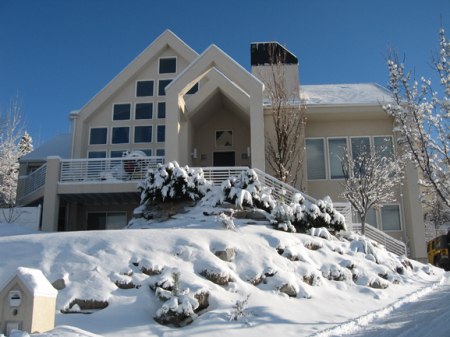 House in Snow