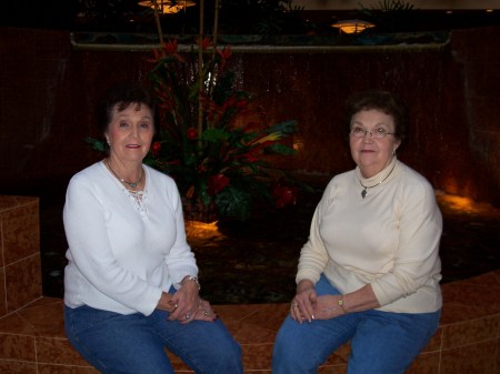 Aunt Juanita(left) and Mom(right)