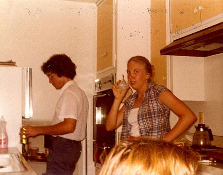 Doug Drape raiding my fridge