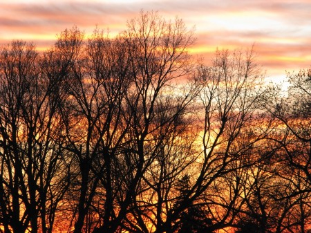 Sunset over Minneapolis