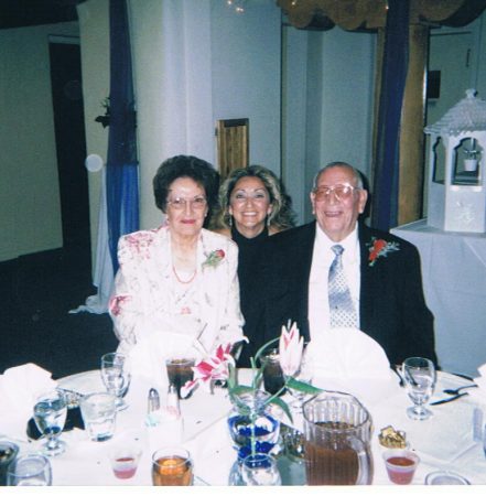 Mom, Dad & I at Michael Paul & Les' Wedding