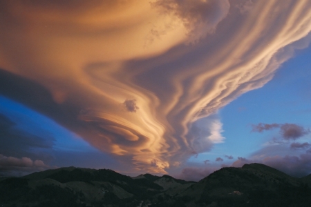 Sunset over Sierra Blanca