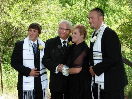 Our family at David's wedding.
