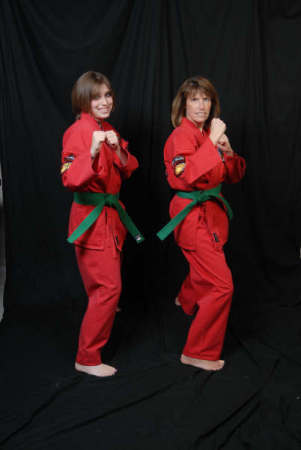 Mom & Daughter Green Belts!