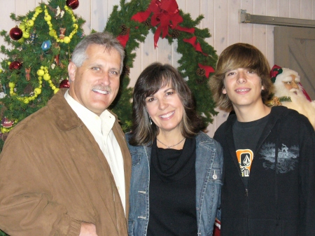Dave, my youngest son-Christopher, & me!