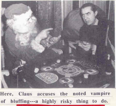 Santa Claus Played Poker With Dracula!