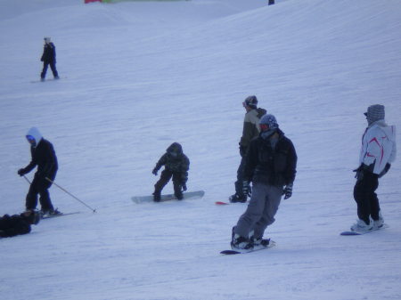 jason surfing the snow