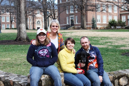 My daughter, son, & daughter in law with me