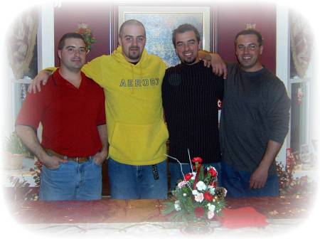 My 4 wonderful sons.