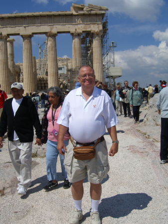 Carl at the Acropolis of Athens