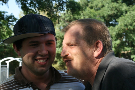 My Oldest Son Randy with dad