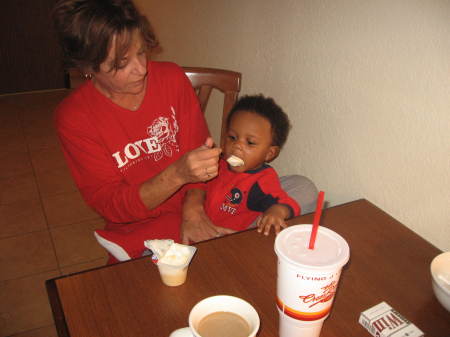 Debbie and grandson Gummy 2009