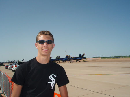 Grant at Airshow in Louisiana