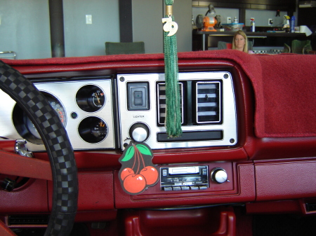 INSIDE OF THE CAMARO