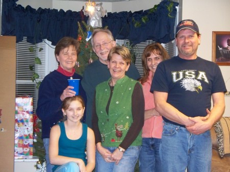 My family at Christmas 2008