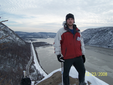 Son on Break neck ridge summit