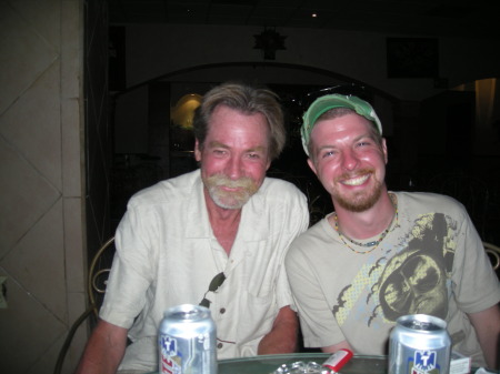 Zach & I & Arriba's in Mexico 08