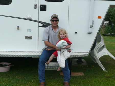 me and my niece at little bros ranch