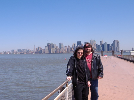 Ethan & Rick, Liberty Island  April 2008