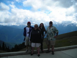 My family (minus Chuck) in Olympic Mts (WA)