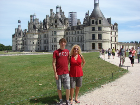 My son and I in Paris (grad present)