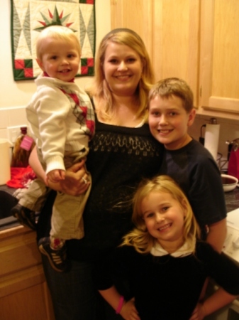 My 2nd daughter and her 3 children. Their grea