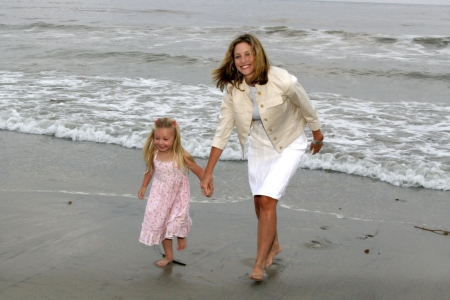 Katie and Marie Swami's Beach 2006