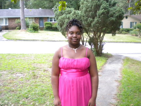 Ka'ren before her 8th grade social