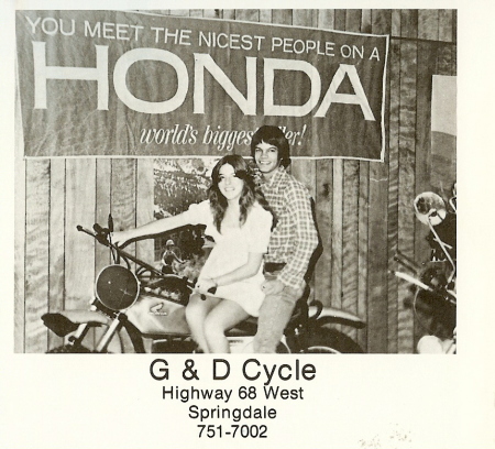 G&D Cycle Ad 1974