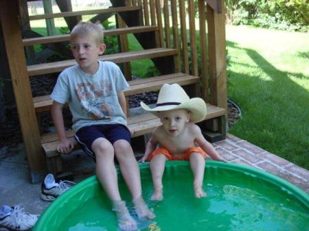 Two of my Grandsons, Elijah and Maxwell