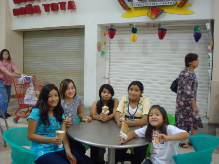 Kids enjoying some ice cream