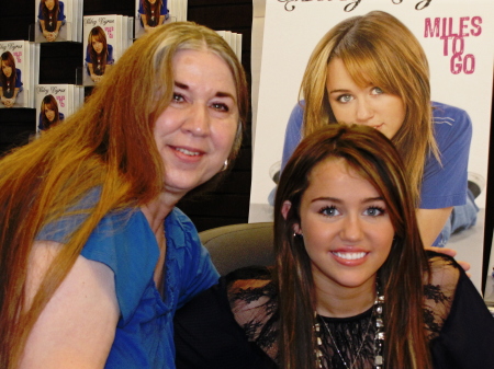 Miley Cyrus Book Signing