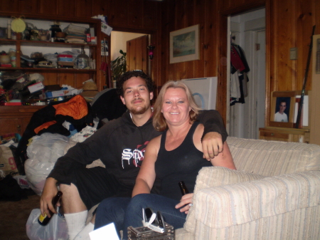 My son Chris & my sister Theresa