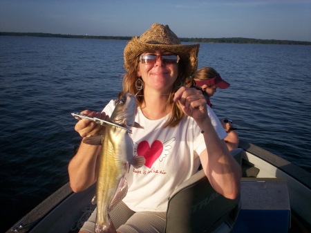 Dawn with a fish