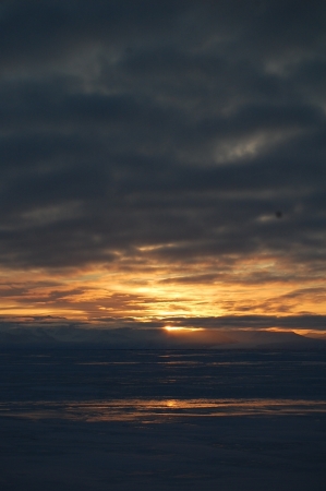 Sunset from Pegasus field