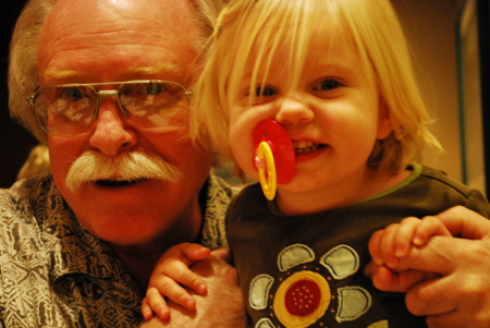 Granddaughter and myself.