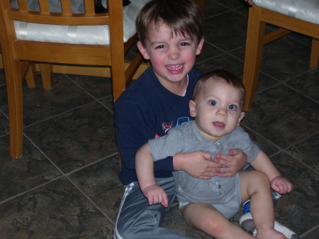 Grandsons, Gabriel and Adrian...5 and 2