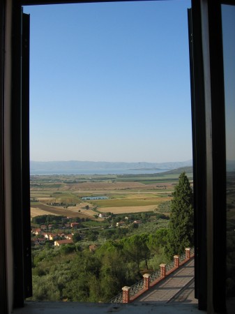 View out our Panicale apt.