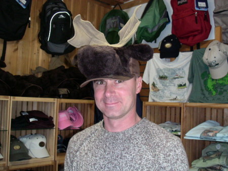 Now this is Mark with his silly hat