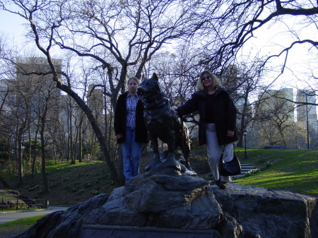 Me, Hannah and Balto, Central Park, 2006