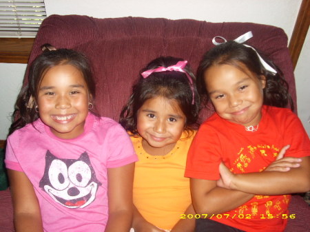 My 3 youngest granddaughters