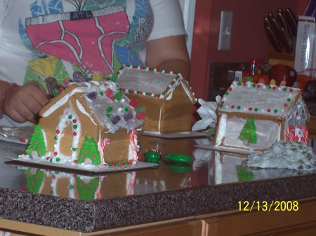 Gingerbread House Building