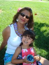 Me and my Granddaughter Diamond, 8-2-08.