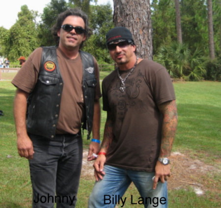 My Husband Johnny and Billy Lange at Bike week