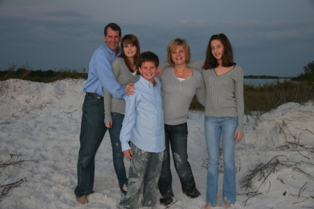 My family at the beach