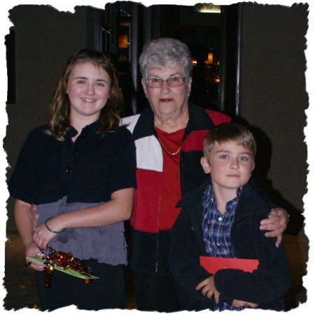 Grandma Lyon and our kids